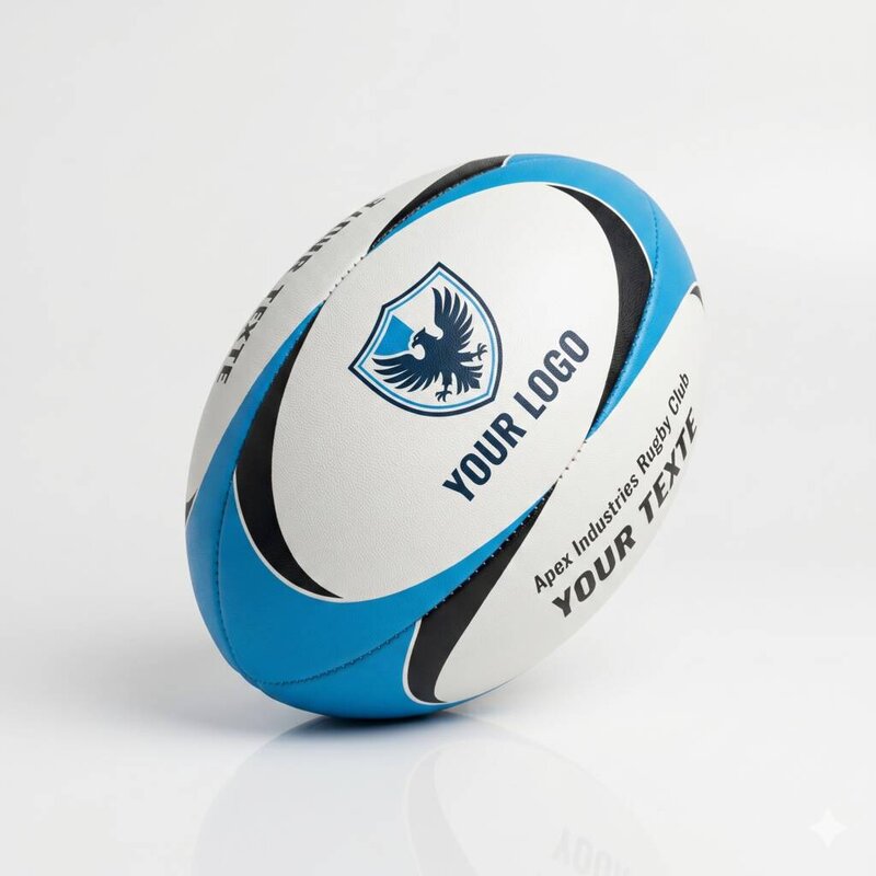 Customisable rugby ball with 3D configurator