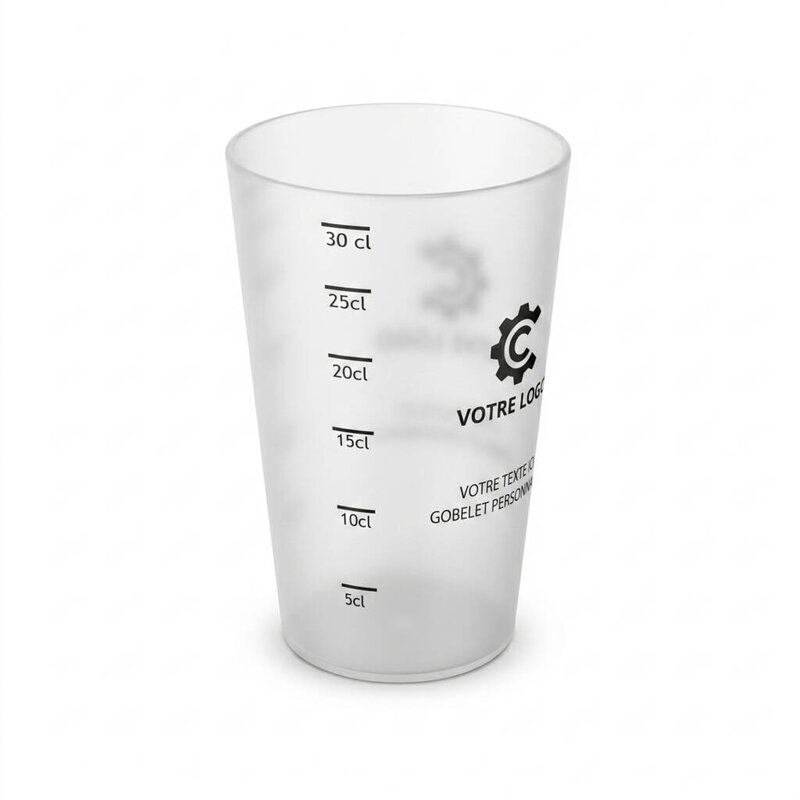 Customisable cup 25cl with 3D configurator